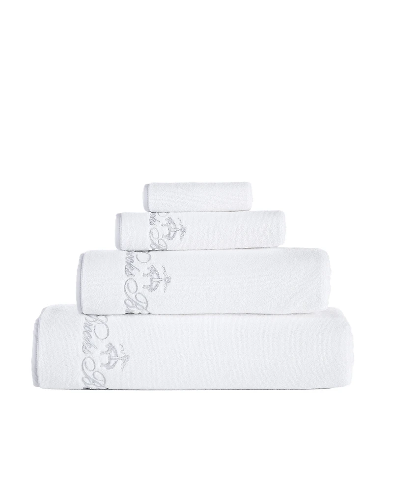 B by Brooks Brothers Contrast Frame 2 Piece Turkish Cotton Bath Sheet Set