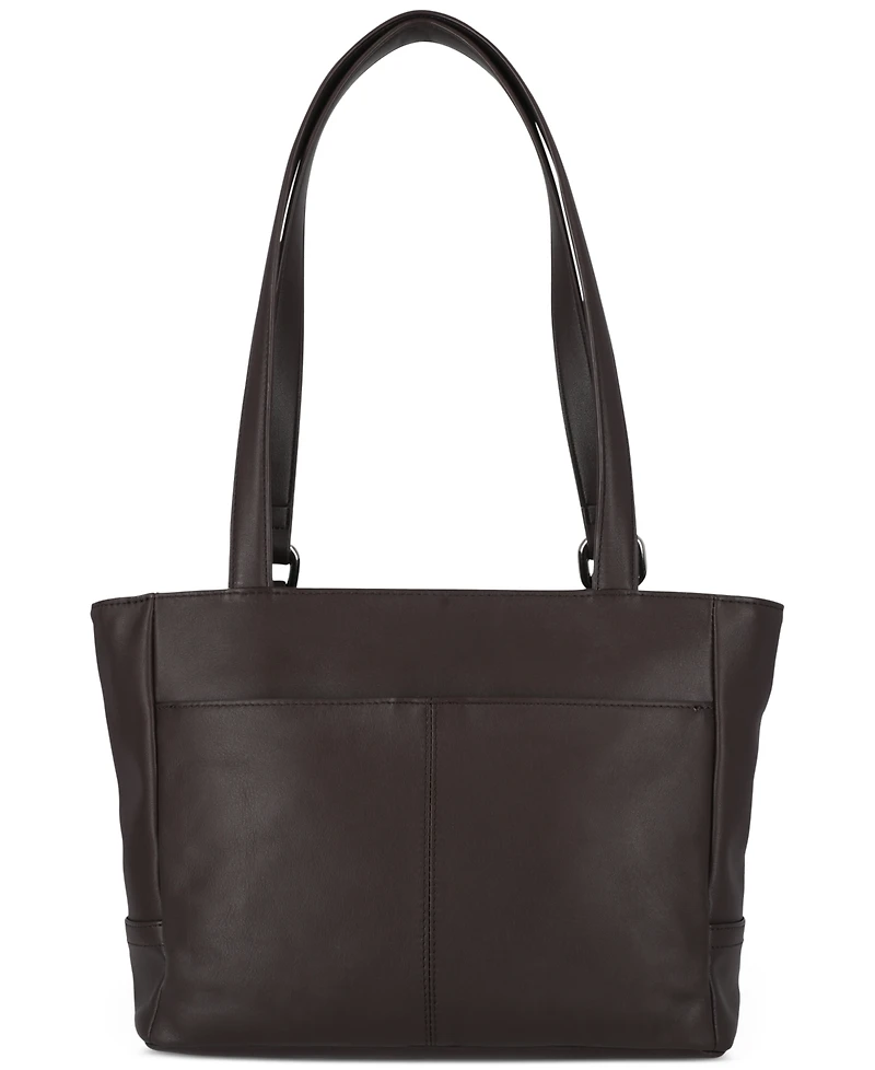 Giani Bernini Nappa Classic Leather Tote, Created for Macy's