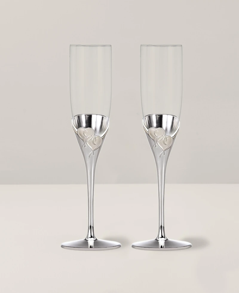 Lenox True Love Flutes, Set of 2