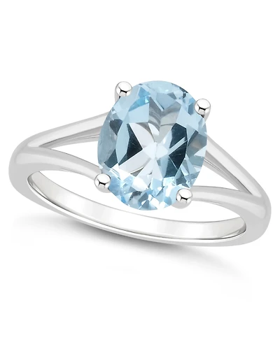 Macy's Women's Sky Blue Topaz (3-3/5 ct.t.w.) Ring Sterling Silver