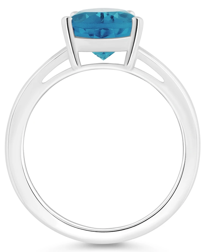 Macy's Women's London Blue Topaz (3-2/3 ct.t.w.) Ring Sterling Silver