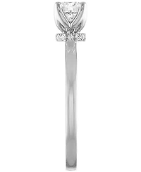 Alethea Certified Diamond Solitaire Engagement Ring (1/2 ct. t.w.) in 14k White Gold featuring diamonds with the De Beers Code of Origin, Created for