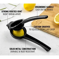 Premium Quality Metal Lemon Squeezer, Citrus Juicer, Manual Press
