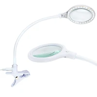 Brightech LightView Flex Led Clamp Magnifier Desk Lamp - (1.75x) 3 Diopter