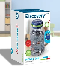 Discovery Kids Digital Coin-Counting Money Jar with Lcd Screen