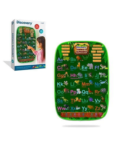 Closeout! Discovery Kids Animal Alphabet Electronic Learning Board Set, 34 Piece