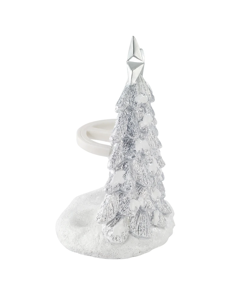Avanti Sparkle Snowflakes Holiday Resin Toothbrush Holder
