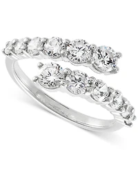 Grown With Love Lab Diamond Bypass Ring (1-1/2 ct. t.w.) 14k White Gold