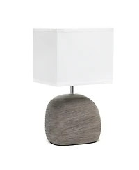 Simple Designs Bedrock Ceramic Table Lamp