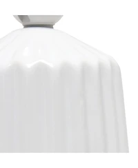 Simple Designs Pleated Base Table Lamp