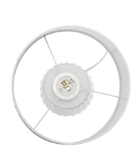 Simple Designs Pleated Base Table Lamp