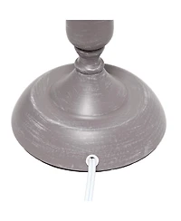Simple Designs Traditional Candlestick Table Lamp