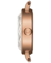 Tissot Women's Swiss Lovely Rose Gold Pvd Stainless Steel Bracelet Watch 20mm