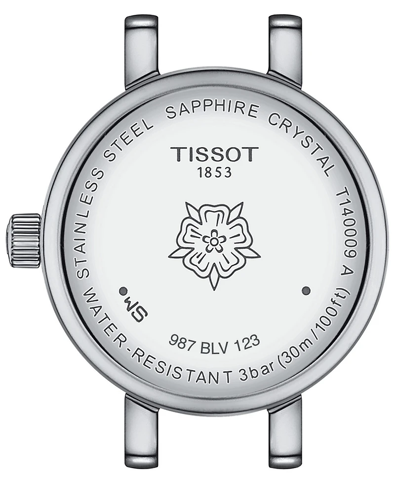 Tissot Women's Swiss Lovely Red Leather Strap Watch 20mm