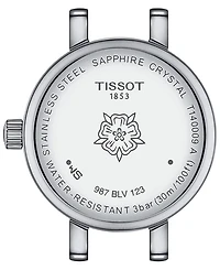 Tissot Women's Swiss Lovely Red Leather Strap Watch 20mm