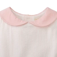 Hope & Henry Toddler Girls Seersucker Peter Pan Collar Dress