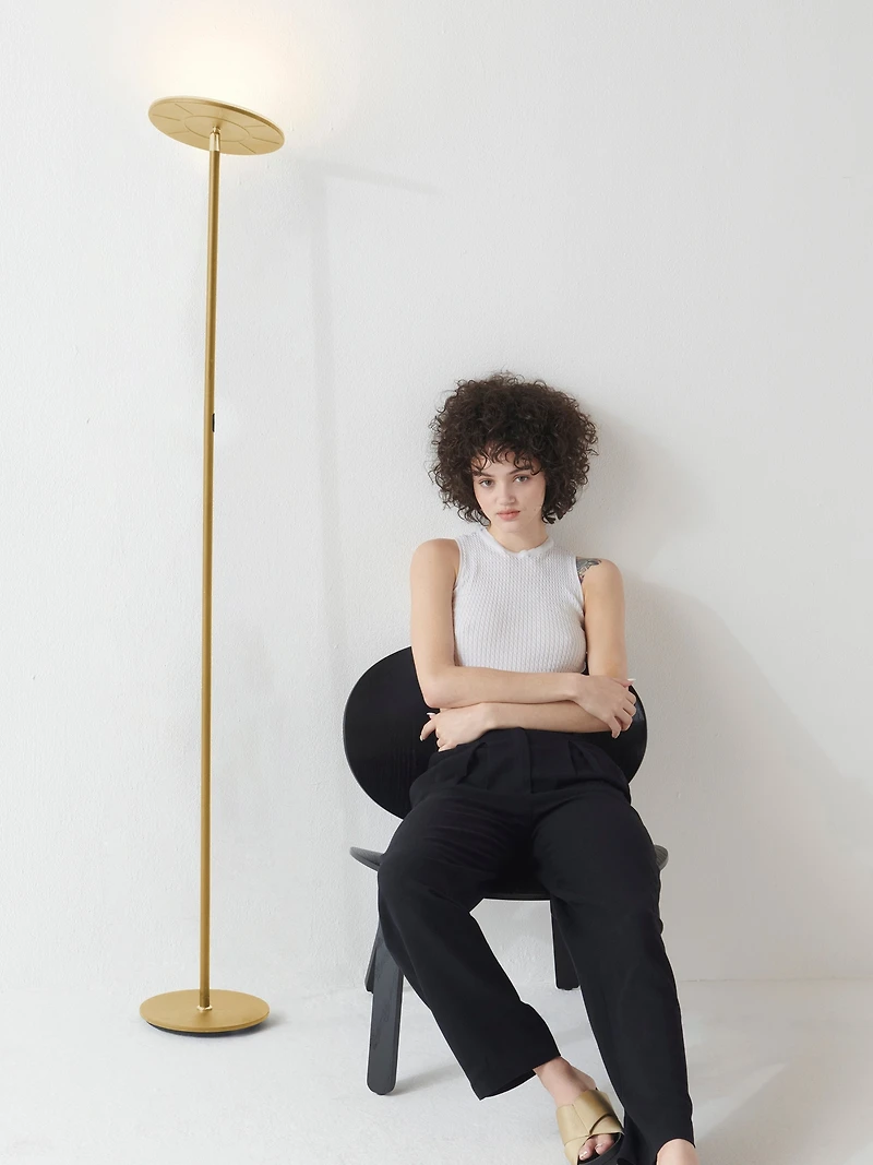 Sky Flux 67" Led Floor Lamp with 3 Color Temperature Options