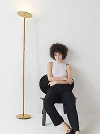 Sky Flux 67" Led Floor Lamp with 3 Color Temperature Options