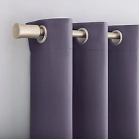 Grant Modern Glam Semi-Sheer Grommet Curtain Panel