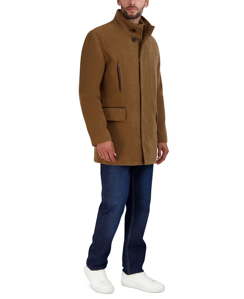 Cole Haan Men's Heavy Plush Car Coat