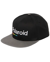 Polaroid Men's Flat Bill Snapback Baseball Adjustable Cap