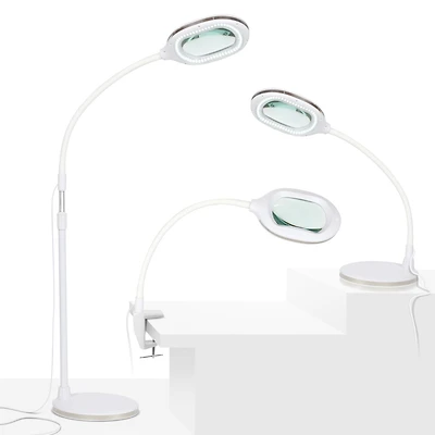 Brightech Lightview Pro Led 3-in-1 Magnifier Floor or Desk Lamp (1.75x) 3 Diopter
