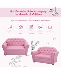 Kids Sofa Princess Armrest Chair Lounge Couch Children