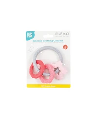 Bumkins Baby Girls Three Textured Gripping Teething Charms