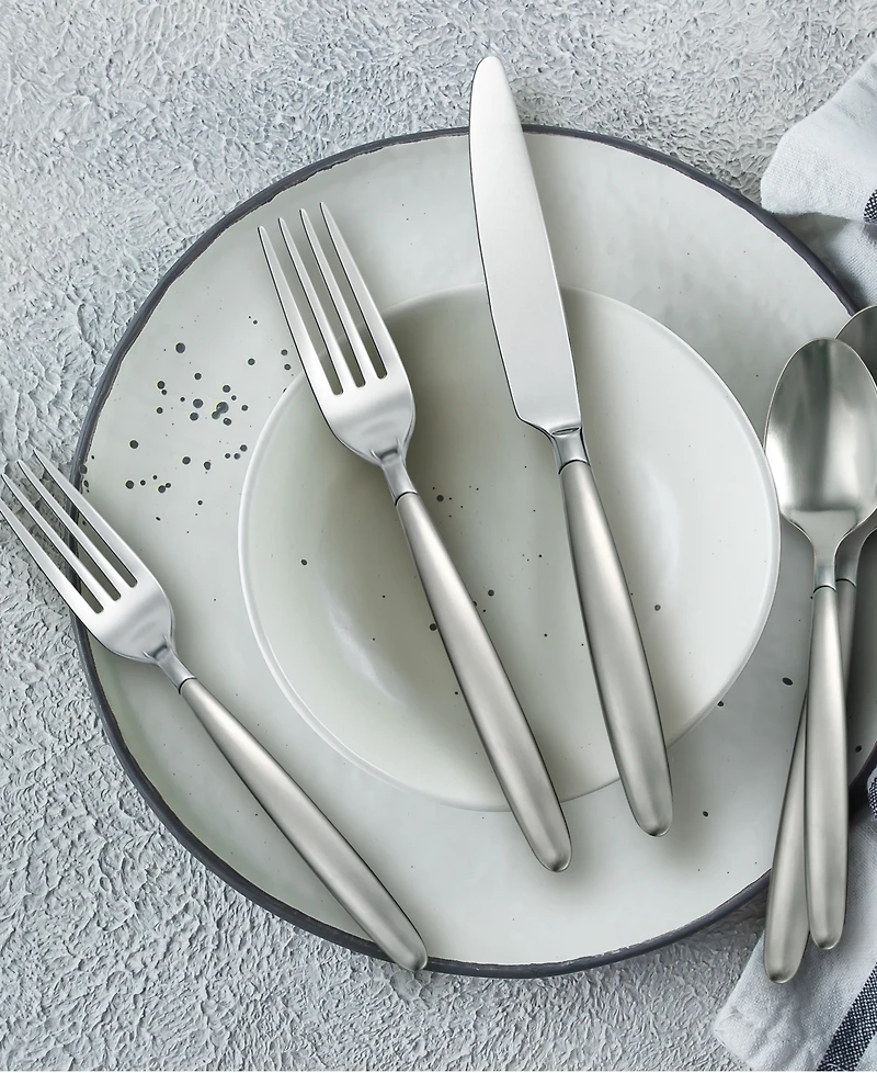 Hampton Forge Tidal Frosted Forged 18/0 Stainless Steel 20 Piece Set, Service for 4