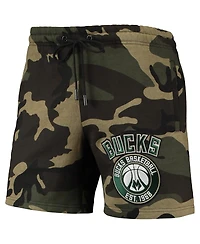 Men's Pro Standard Camo Milwaukee Bucks Team Shorts