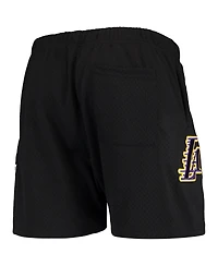 Men's Pro Standard Black Los Angeles Lakers Mesh Capsule Shorts