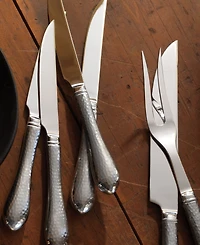 Reed & Barton Hammered Antique Like 4 Pieces Steak Knife Set