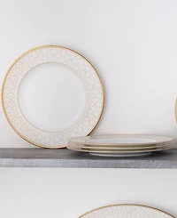 Noritake Noble Pearl Set Of 4 Dinner Plates, 11"