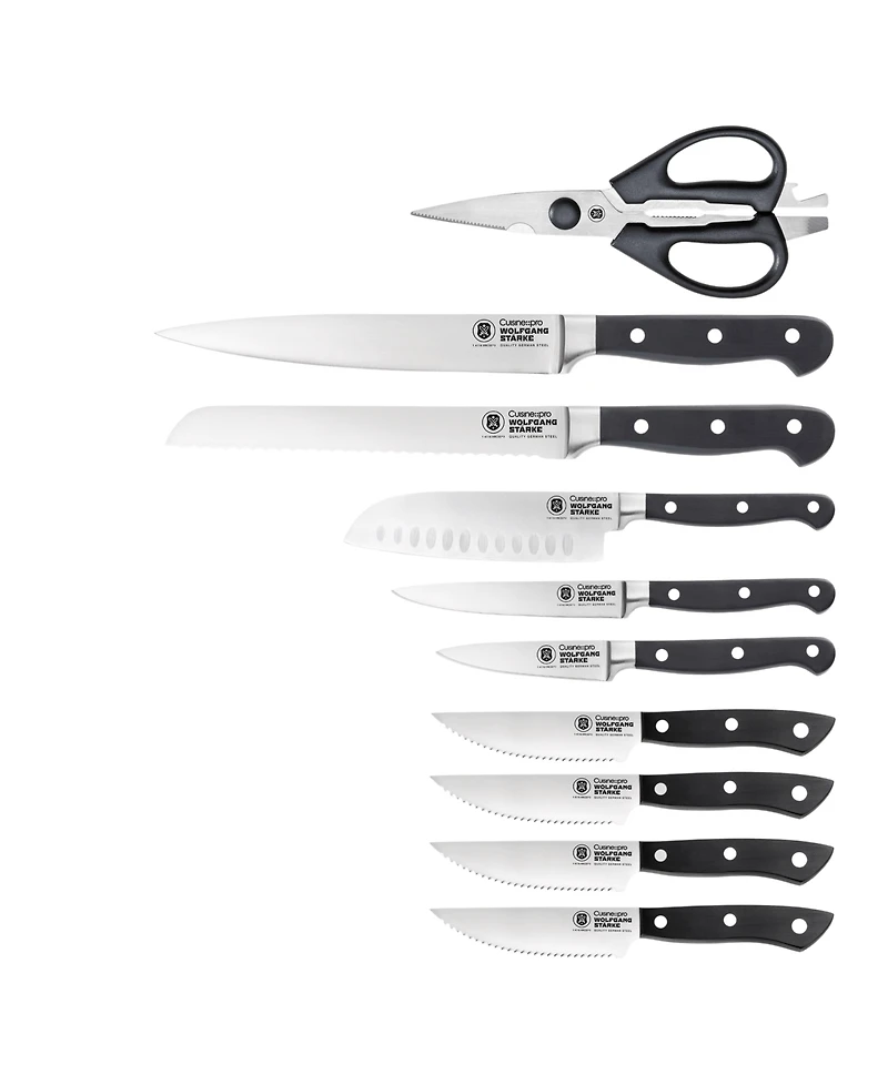 Cuisine::pro Wolfgang Starke Kitchen Knife Block Set, 11 Piece
