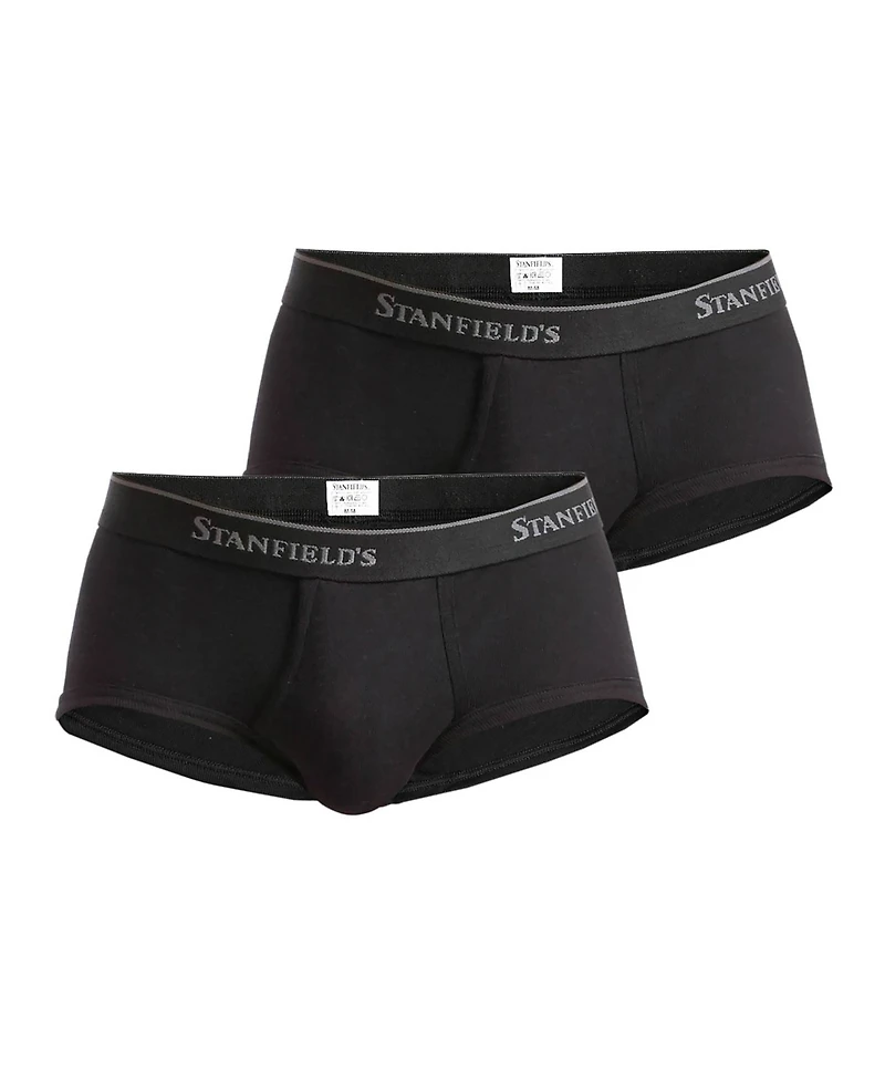 Stanfield's Men's Supreme Cotton Blend Regular Rise Briefs, Pack of 2