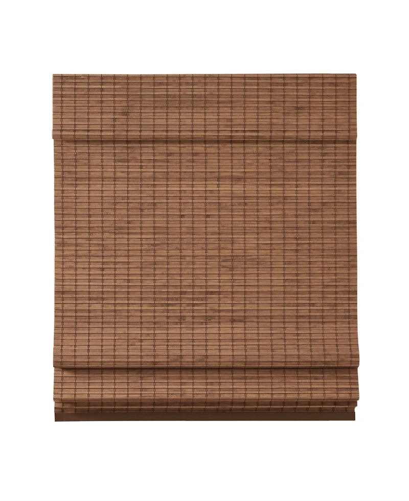 Madison Park Bamboo Light Filtering Roman Shade, Single Panel for Bedroom, light filtering 100% Natural bamboo window Roman Shades for Living Room, Wi