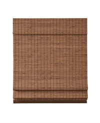 Madison Park Bamboo Light Filtering Roman Shade, Single Panel for Bedroom, light filtering 100% Natural bamboo window Roman Shades for Living Room, Wi