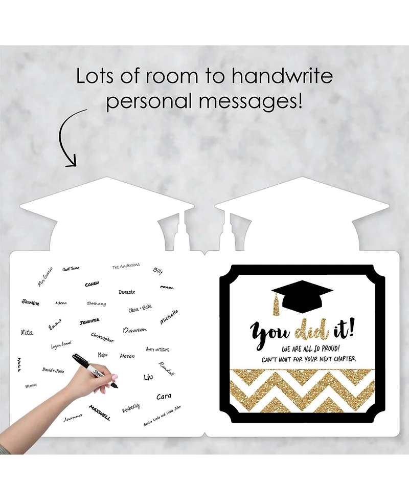 Gold - Tassel Worth the Hassle - Graduation Giant Greeting Card Jumborific Card