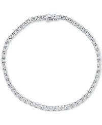 Grown With Love Men's Lab Grown Diamond Tennis Bracelet (5 ct. t.w.) in 10k White Gold