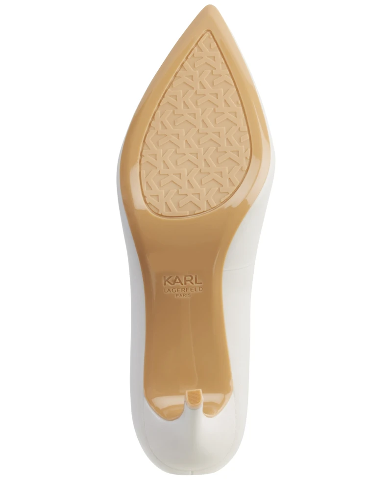 Karl Lagerfeld Paris Women's Royale Pointed-Toe Patent Dress Pumps