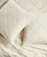 Hotel Collection Dobby Diamond 2-Pc. Sham Set, European, Exclusively at Macy's