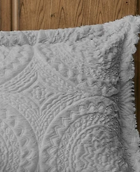 Madison Park Arya Embroidered Medallion Faux Fur 3-Pc. Comforter Set, King/California King