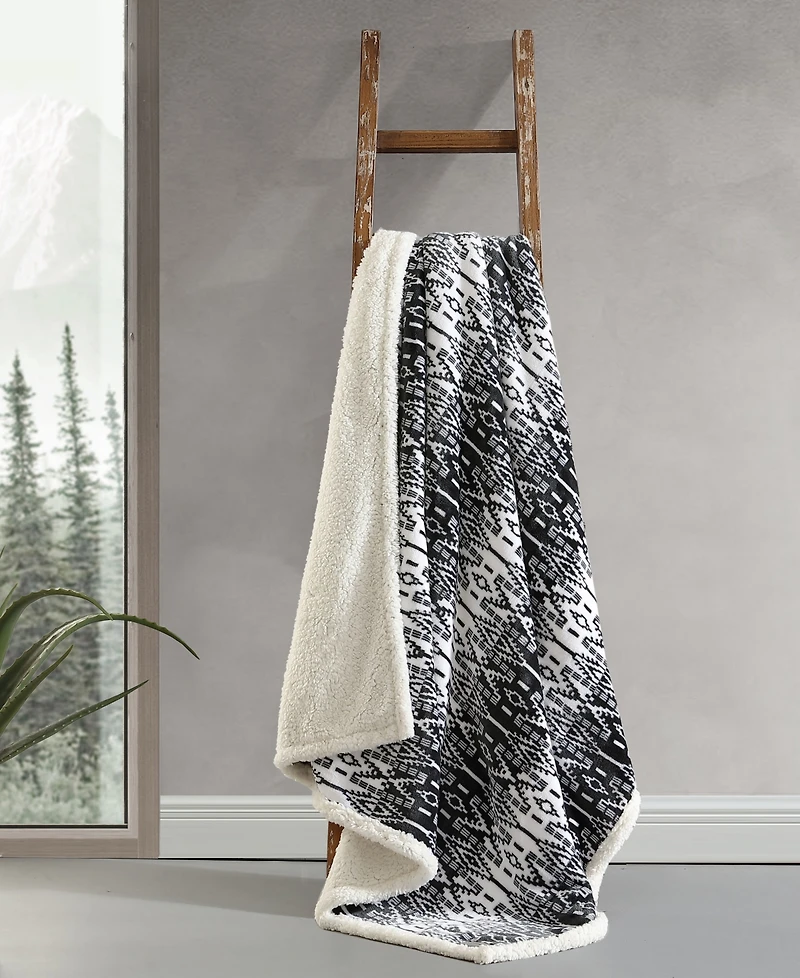 Eddie Bauer San Juan Ultra Soft Plush Fleece Throw, 50" x 60"