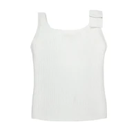 Hope & Henry Baby Girls Sleeveless Sweater Tank with Bow
