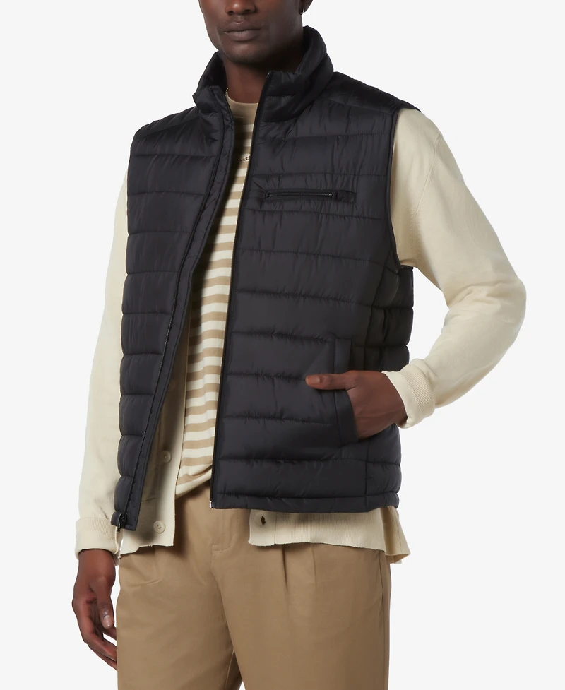 Marc New York Men's Gershwin Channel Quilt Packable Vest