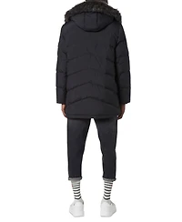 Marc New York Men's Tremont Down Parka with Faux Fur Trimmed Removable Hood