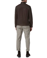 Marc New York Men's Norworth Sueded Finish Leather Racer Jacket