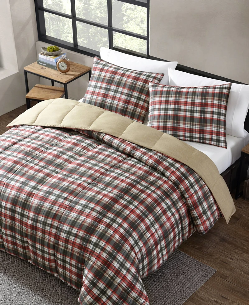 Eddie Bauer Astoria Microsuede Reversible Comforter Set
