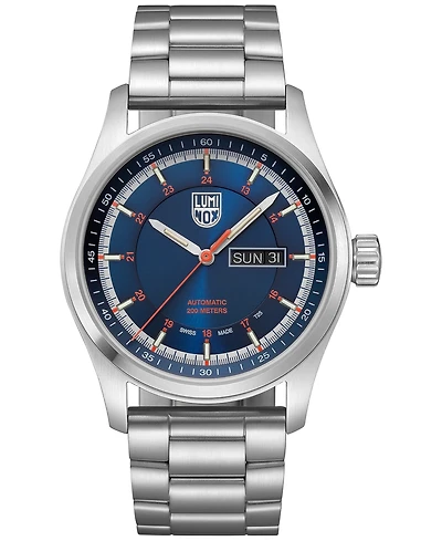 Luminox Men's Swiss Automatic Atacama Field Stainless Steel Bracelet Watch 44mm