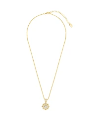 Sterling Forever Cubic Zirconia Etta Pendant Necklace